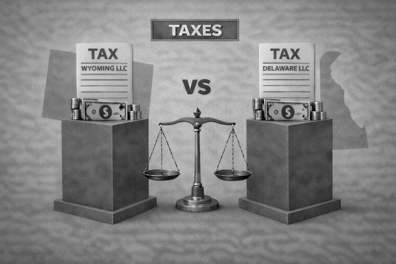 wyoming vs delaware llc taxes